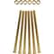 Ekena Millwork Premium 7/8" Barn Door Flat Track Extension Hardware for 2 1/4" Door, Jacob's Gold GB60015EXJG - alternate 1
